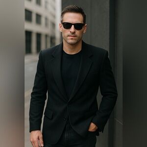 Vintage wool and cashmere men’s oakton blazer